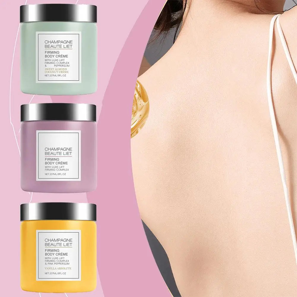 Champagne Lift Body Creme Wake up Butt Lifting Massage Cream Unisex Firming Body Lotion for Waist Legs Arms Daily Skin Care