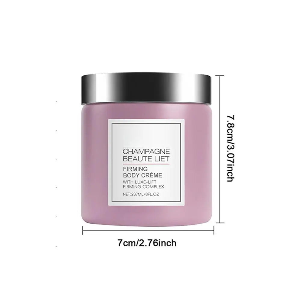 Champagne Lift Body Creme Wake up Butt Lifting Massage Cream Unisex Firming Body Lotion for Waist Legs Arms Daily Skin Care