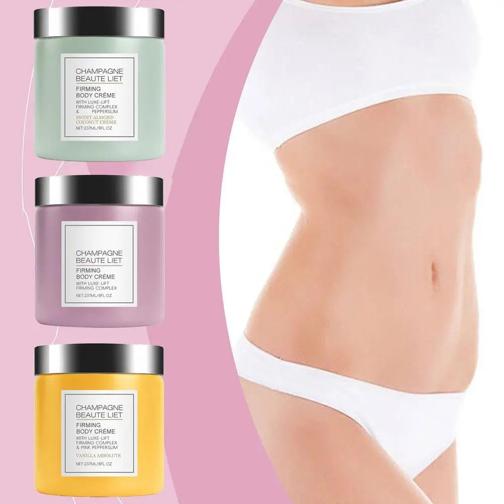 Champagne Lift Body Creme Wake up Butt Lifting Massage Cream Unisex Firming Body Lotion for Waist Legs Arms Daily Skin Care
